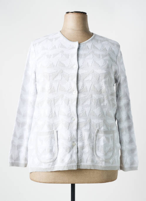 Gilet manches longues gris ELEANE pour femme