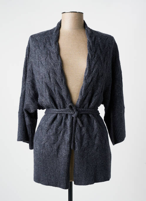 Gilet manches longues gris TOM TAILOR pour femme