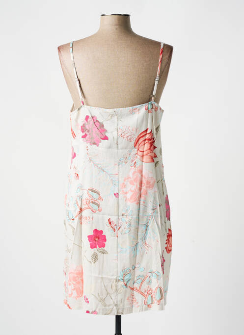 Robe courte beige CHERIE LINE pour femme