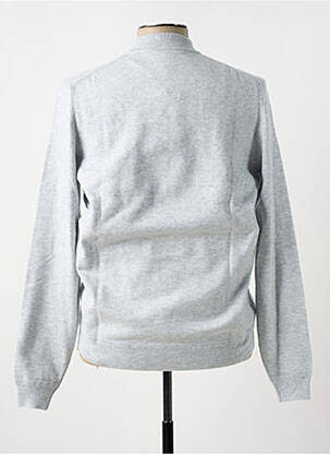 Pull col rond manches longues gris TOM TAILOR homme