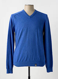 Pull col v manches longues bleu LA SQUADRA femme