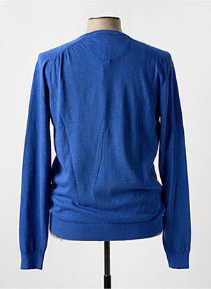 Pull col v manches longues bleu LA SQUADRA femme