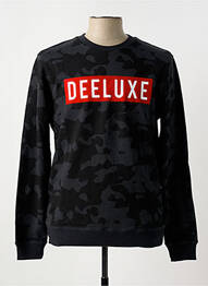 Sweat-shirt manches longues manches longues gris DEELUXE homme