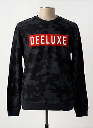 Sweat-shirt manches longues manches longues gris DEELUXE74 homme