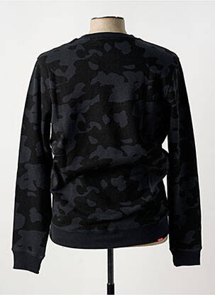 Sweat-shirt manches longues manches longues gris DEELUXE homme