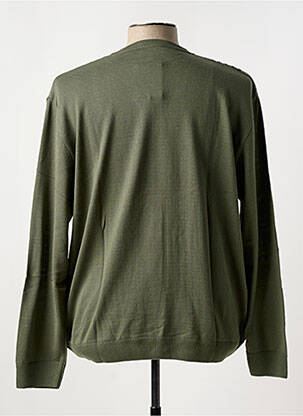 Pull manches longues manches longues vert RHODAMEL homme