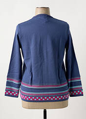 Gilet manches longues bleu ELEANE pour femme seconde vue