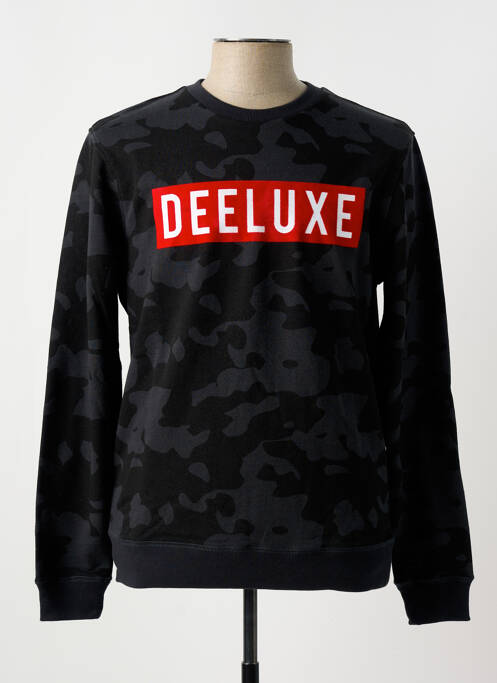 Sweat-shirt manches longues manches longues gris DEELUXE homme
