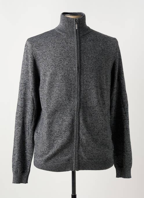 Gilet manches longues gris TOM TAILOR pour homme