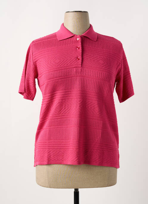 Polo rose ELEANE pour femme