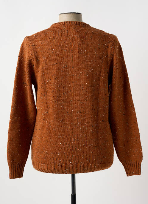 Pull marron LA SQUADRA pour homme