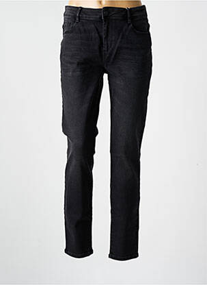 Jeans coupe slim stretch taille normale noir TOM TAILOR femme