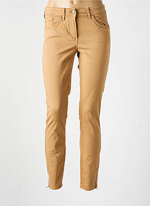 Jeans skinny stretch taille basse beige TOM TAILOR femme