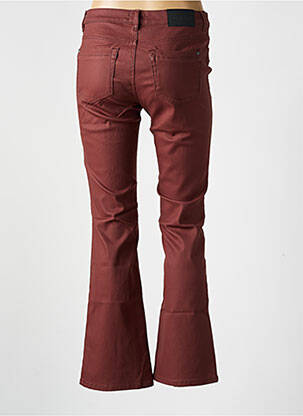 Pantalon flare stretch taille normale marron TOM TAILOR femme