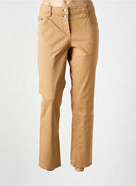 Jeans coupe slim stretch taille normale marron TOM TAILOR femme