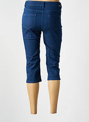 Corsaire tissage denim taille haute bleu DIANE LAURY femme