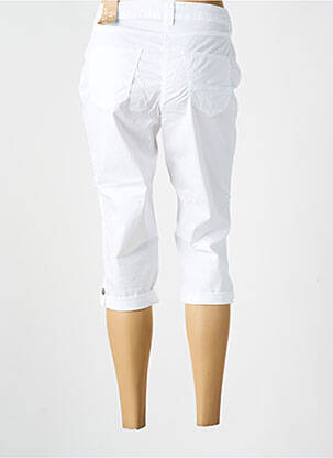 Corsaire taille basse taille basse blanc CECIL femme