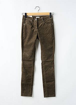 Pantalon slim taille basse taille basse vert TOM TAILOR femme