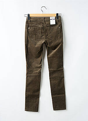 Pantalon slim taille basse taille basse vert TOM TAILOR femme