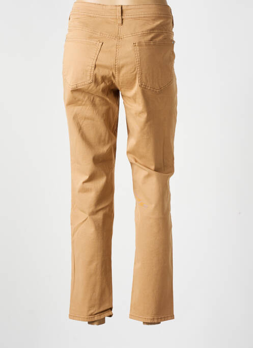 Jeans coupe slim stretch taille normale marron TOM TAILOR femme