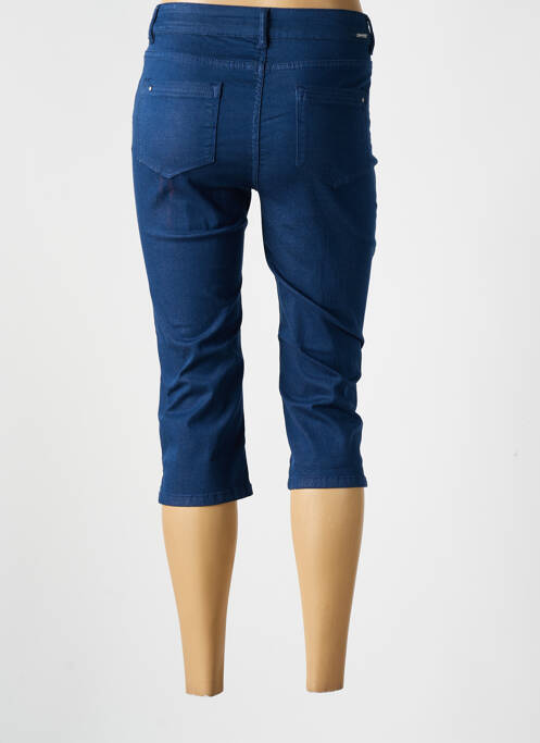 Corsaire tissage denim taille haute bleu DIANE LAURY femme