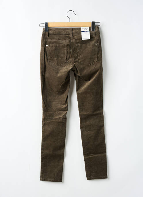 Pantalon slim taille basse taille basse vert TOM TAILOR femme