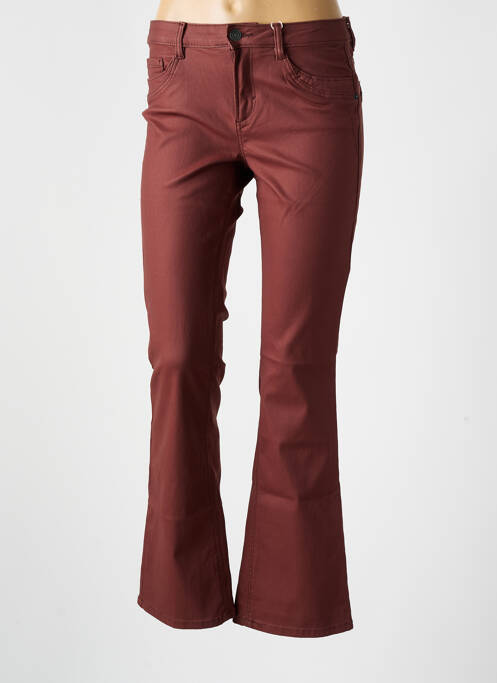Pantalon flare marron TOM TAILOR pour femme