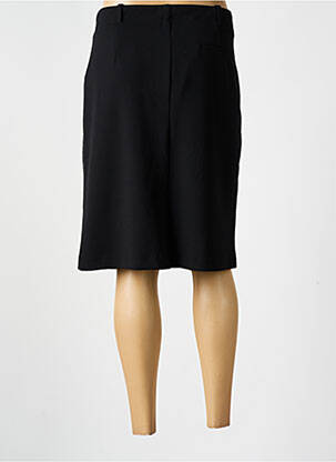 Jupe mi-longue taille à pinces noir DIANE LAURY femme