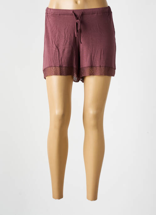 Pyjama tissage jersey rouge FEMILET femme