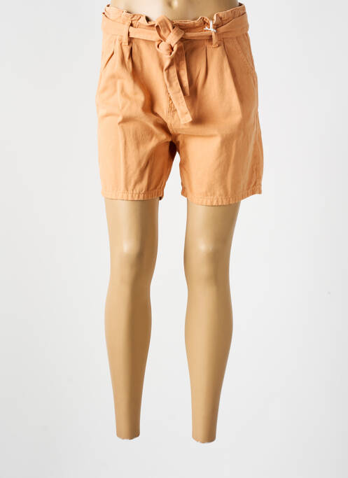 Short orange GEISHA pour femme