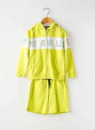 Ensemble de sport col rond jaune MAYORAL garcon
