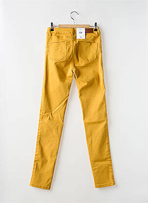 Pantalon slim stretch taille normale jaune C'EST BEAU LA VIE femme