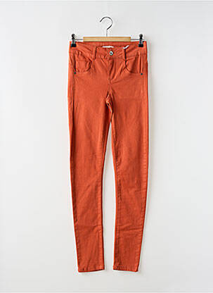 Jeans skinny taille normale taille normale orange LPB femme