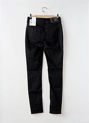Jeans coupe slim broderie rivets taille normale noir STREET ONE femme