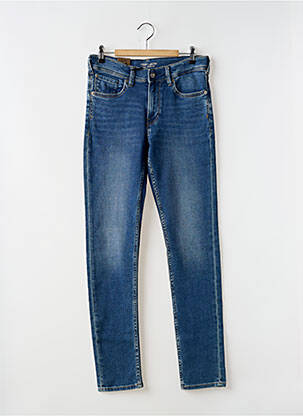 Jeans coupe slim broderie rivets taille ajustable bleu TEDDY SMITH garçon