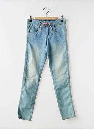 Jeans coupe slim stretch bleu BOBOLI fille