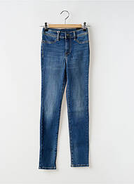 Jeans skinny stretch taille ajustable bleu TEDDY SMITH fille