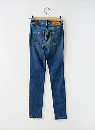 Jeans skinny stretch taille ajustable bleu TEDDY SMITH fille