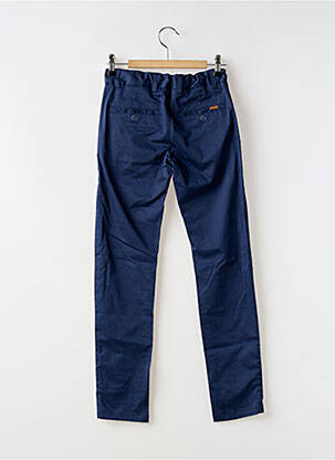 Pantalon chino coupe droite taille ajustable bleu BOBOLI garçon