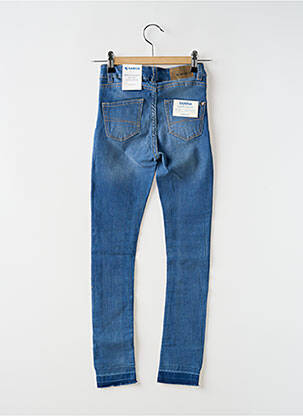 Jeans coupe slim stretch taille ajustable bleu GARCIA fille