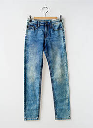Jeans coupe slim stretch taille ajustable bleu MAYORAL enfant