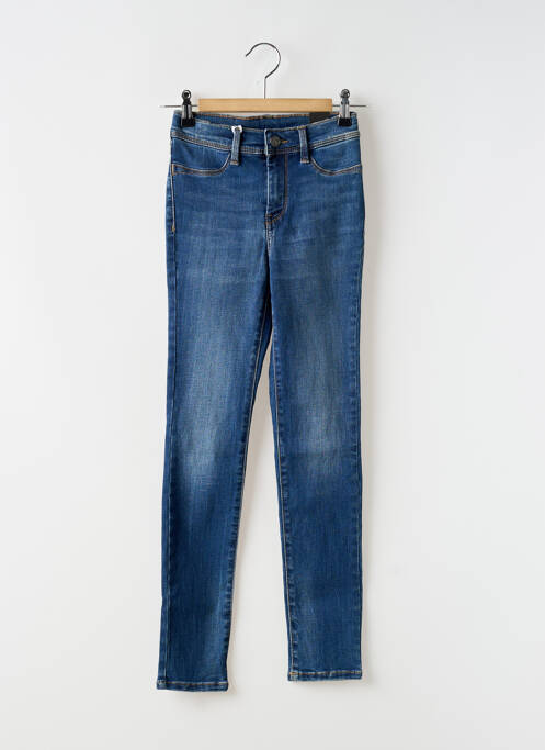 Jeans skinny stretch taille ajustable bleu TEDDY SMITH fille