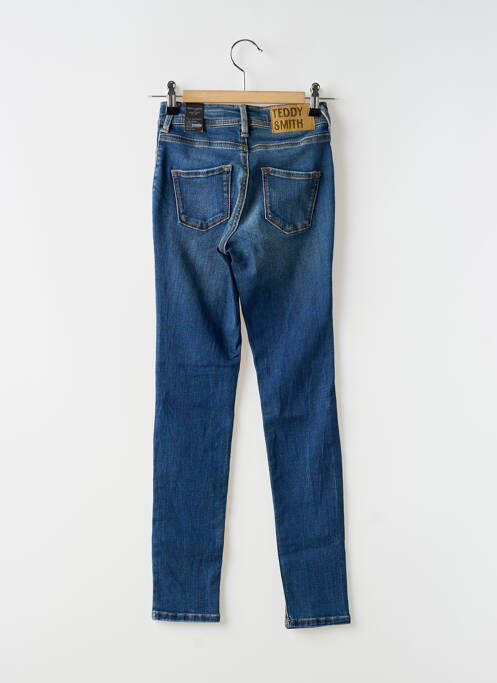 Jeans skinny stretch taille ajustable bleu TEDDY SMITH fille