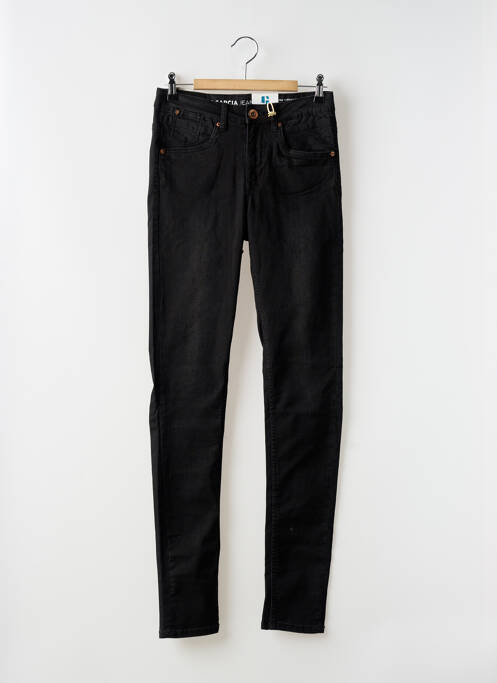 Jeans coupe slim stretch taille ajustable noir GARCIA fille
