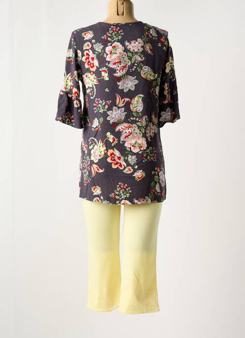 Pyjama coupe droite gris RINGELLA femme