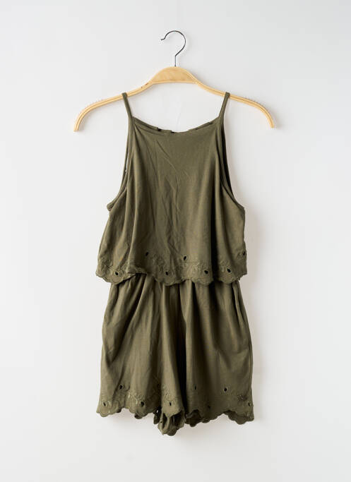 Combishort vert TEDDY SMITH pour fille