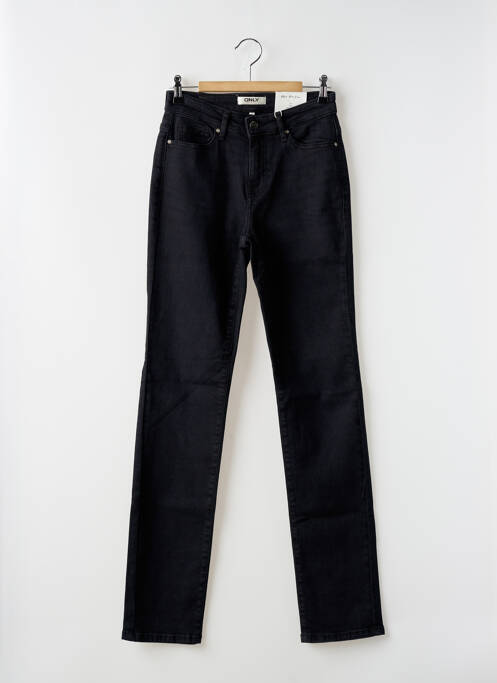 Jeans coupe slim noir ONLY pour femme