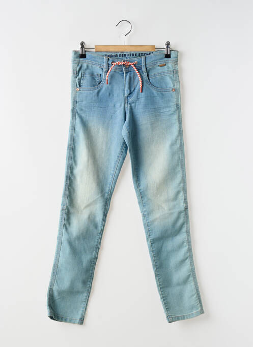 Jeans coupe slim bleu BOBOLI pour fille
