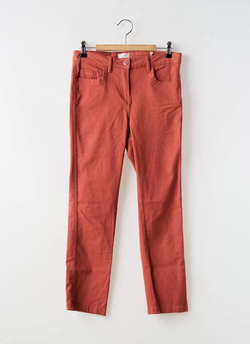 Pantalon 7/8 marron C'EST BEAU LA VIE pour femme