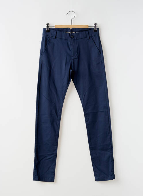 Pantalon chino bleu BOBOLI pour garçon